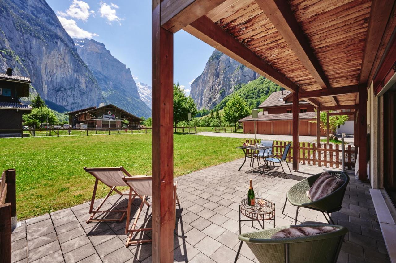 Apartment Truemmelbach, Comfortabl & Cozy, Private Terrace With Best Views Lauterbrunnen Exterior foto